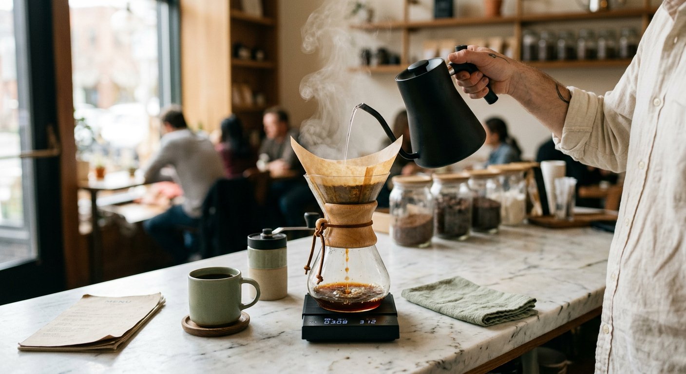 Chemex ile pour-over demleme